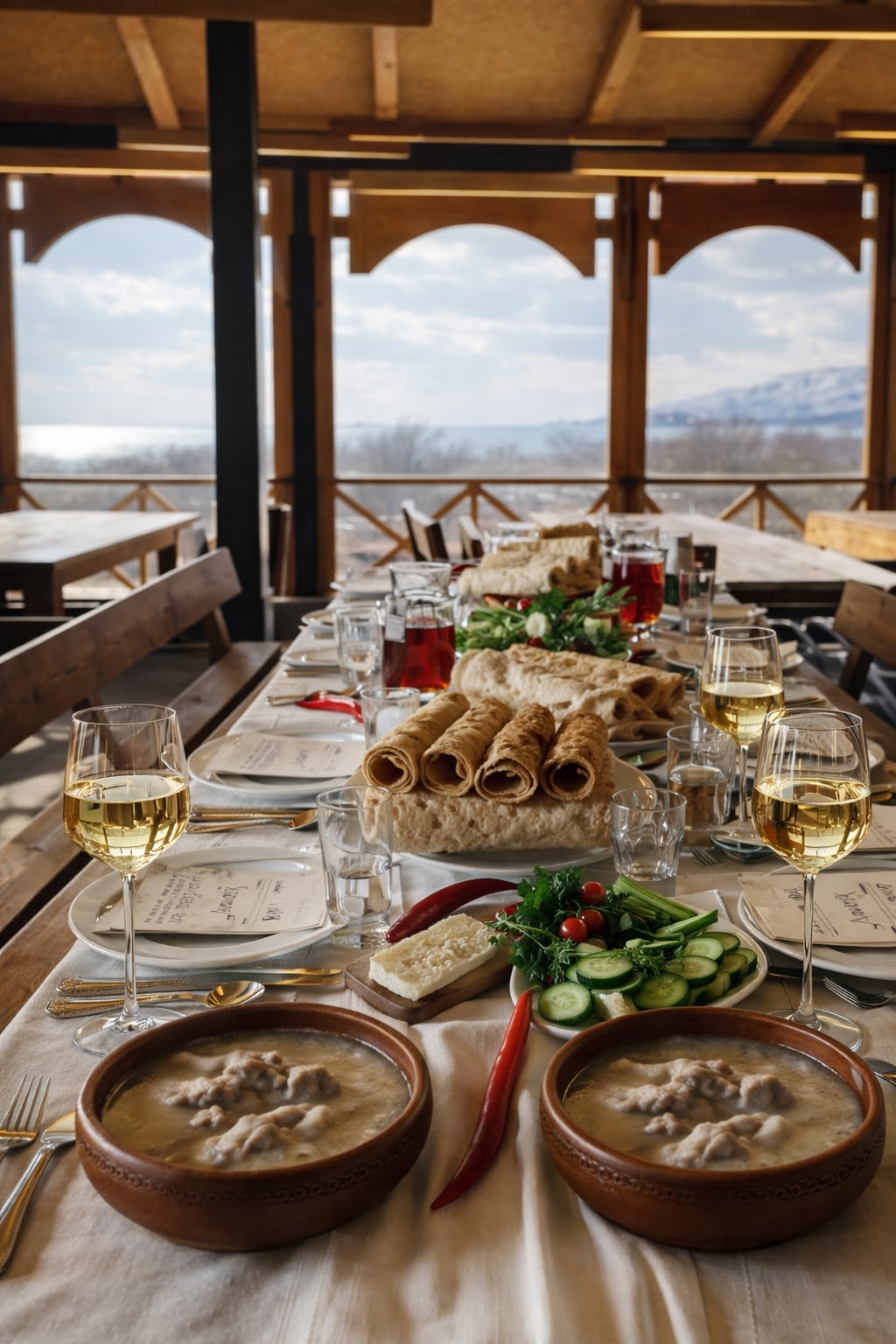 Khash with White Wine